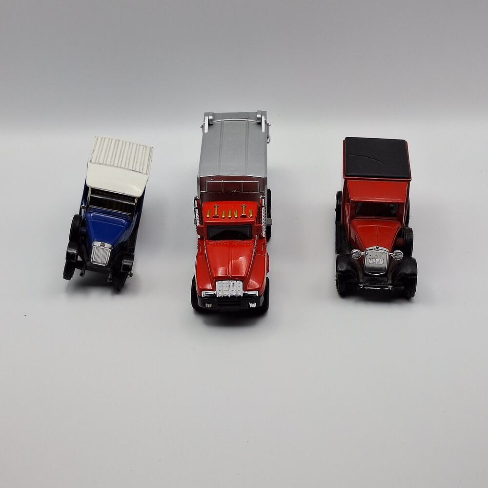 Vintage Diecast Truck Lot of 3 Schylling Canada Post Eveready Battery As Is